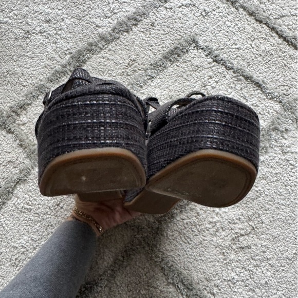 Lucky Brand Carlisha Wedge Sandal black 10 - Picture 11 of 11